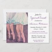 バレエダンスパーティーイベント招待状 招待状 (正面)