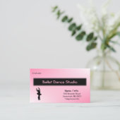 バレエダンスビジネスカードカスタマイズ/  名刺 (スタンド正面)