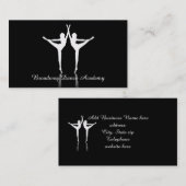 バレエダンスビジネスカードシック 名刺 (正面/裏面)