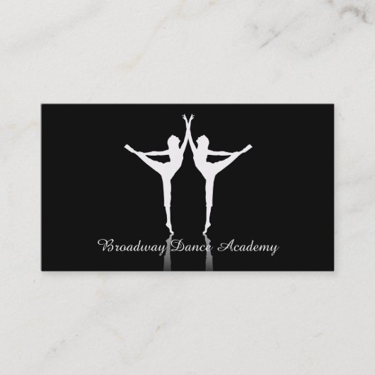 バレエダンスビジネスカードシック 名刺 (正面)