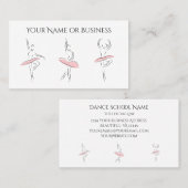 バレエダンスビューティフルバレリーナプロフェッショナル 名刺 (正面/裏面)