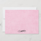 バレエダンス発表会 招待状 (裏面)