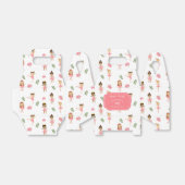 バレエダンス&トワイルピンクバレリーナ誕生日 フェイバーボックス (折り畳みなし)