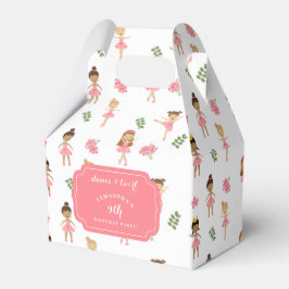 バレエダンス&トワイルピンクバレリーナ誕生日 フェイバーボックス