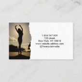 バレエダンス 名刺 (裏面)