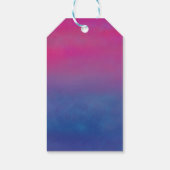 バレエテーマのパターンとダンスの衣装ありがとう ギフトタグ (裏面)