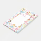 バレエテーマバレリナダンサーパーソナライズされた(ユダヤ教の)バル・ミツバー ポストイット (アングル)