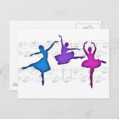 バレエデイバレリーナ ポストカード (正面/裏面)