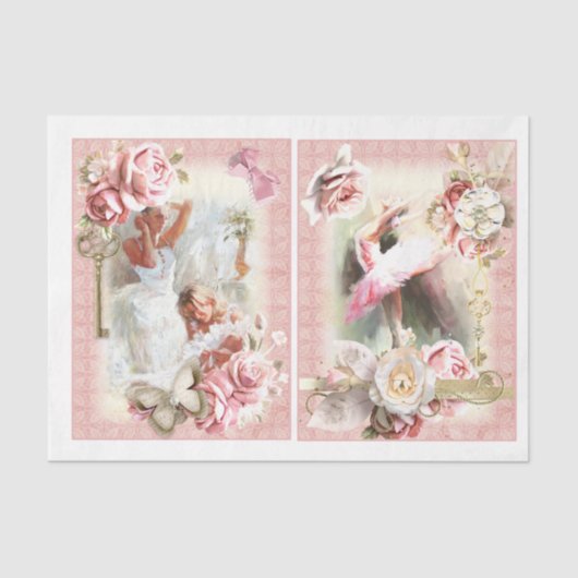 バレエデザインシリーズ1 薄葉紙 (正面)