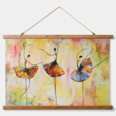 バレエトリオ 吊り下げ型タペストリー (正面)