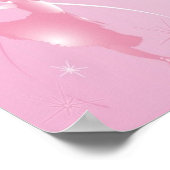 バレエバレリーナガールズネームアートポスタープリント ポスター (角)