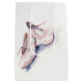 バレエバレリーナシューズ ミディアムペーパーバッグ (裏面)