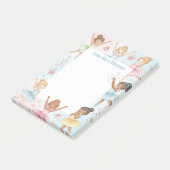 バレエバレリーナダンサーパーソナライズされた(ユダヤ教の)バル・ミツバーノート ポストイット (アングル)