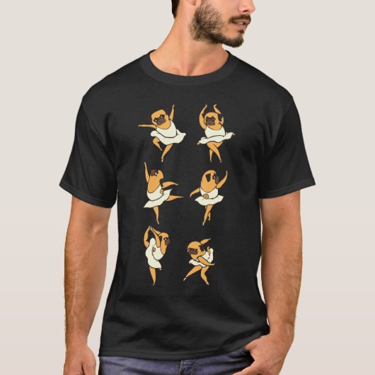 バレエパグクラシック 754 Tシャツ (正面)