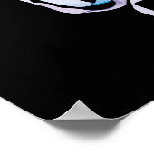 バレエパターン（スペクトル） ポスター (角)