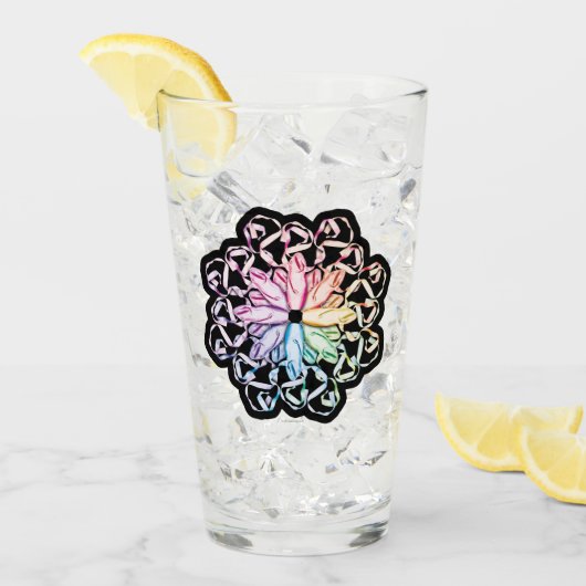 バレエパターン タンブラーグラス (アイス正面)