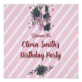 バレエパーソナライズされたシューズ ポスター