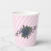 バレエパーソナライズされたシューズ 紙コップ (裏面)