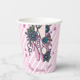 バレエパーソナライズされたシューズ 紙コップ