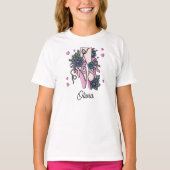 バレエパーソナライズされたシューズ Tシャツ (正面)