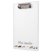 バレエパーソナライズされたタップアクロリリカルダンス先生 クリップボード (左)