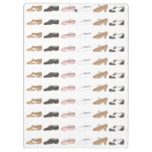 バレエパーソナライズされたタップアクロリリカルダンス先生 クリップボード (裏面)