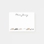 バレエパーソナライズされたタップジャズダンス先生ギフト ポストイット (正面)