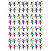 バレエパーソナライズされたダンス先生バレリナツツ クリップボード (裏面)