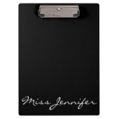 バレエパーソナライズされたダンス先生バレリナツツ クリップボード (正面)