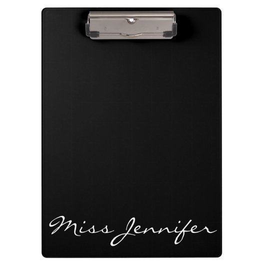 バレエパーソナライズされたダンス先生バレリナツツ クリップボード (正面)