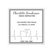 バレエパーソナライズされたダンス振付家インストラクター ラバースタンプ (インプリント)