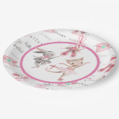 バレエパーティー ペーパープレート (アングル)