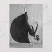 バレエビクトリアンダンサーの動き ポストカード (正面)