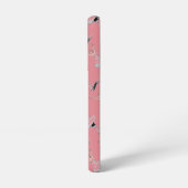 バレエピンクのバレリーナガール SAMSUNG GALAXYケース (左側面)