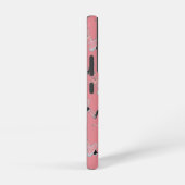 バレエピンクのバレリーナガール SAMSUNG GALAXYケース (右側面)