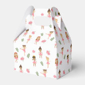 バレエピンクバレリーナス踊りパターン フェイバーボックス (裏面サイド)