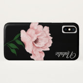 バレエピンクフラワーiPhone Xケース Case-Mate iPhoneケース (裏面(横))