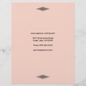 バレエフライヤー チラシ (裏面)