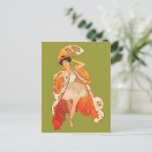 バレエフランスの衣装ア日本のジアヴィンテージ ポストカード (スタンド正面)