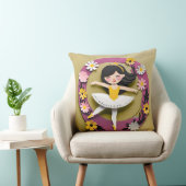 バレエプリンセスIIIスクエアピロー クッション (椅子)