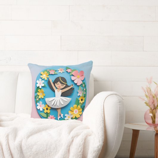 バレエプリンセスIVスクエアピロー クッション (ソファ)