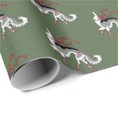 バレエボルゾイホリデーラッピング紙 ラッピングペーパー (ロールコーナー)