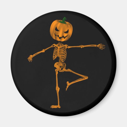 バレエポジションハロウィンダンサーを引退 マグネット (正面)