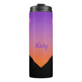 バレエムーンバランスパーソナライズされた名 タンブラー (正面)