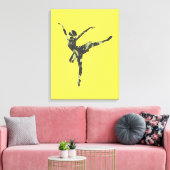 バレエモダンスダンモダンダンス キャンバスプリント (インサイチュ (リビング))