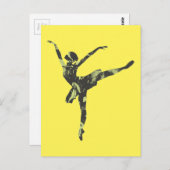 バレエモダンスダンモダンダンス ポストカード (正面/裏面)