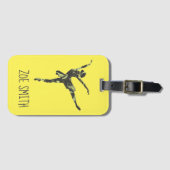 バレエモダンスダンモダンダンス ラゲッジタグ (正面横)