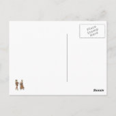 バレエラッセハーレクインダンサー ポストカード (裏面)