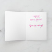 バレエリサイタルおめでとう！ カード (内部)