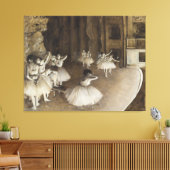 バレエリハーサルオンステージエドガー キャンバスプリント (インサイチュ (リビング))